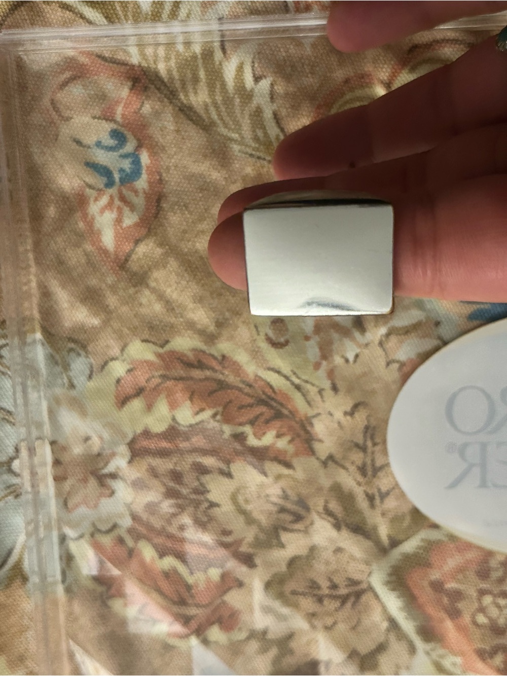 Minimalist Rectangular Silver Ring